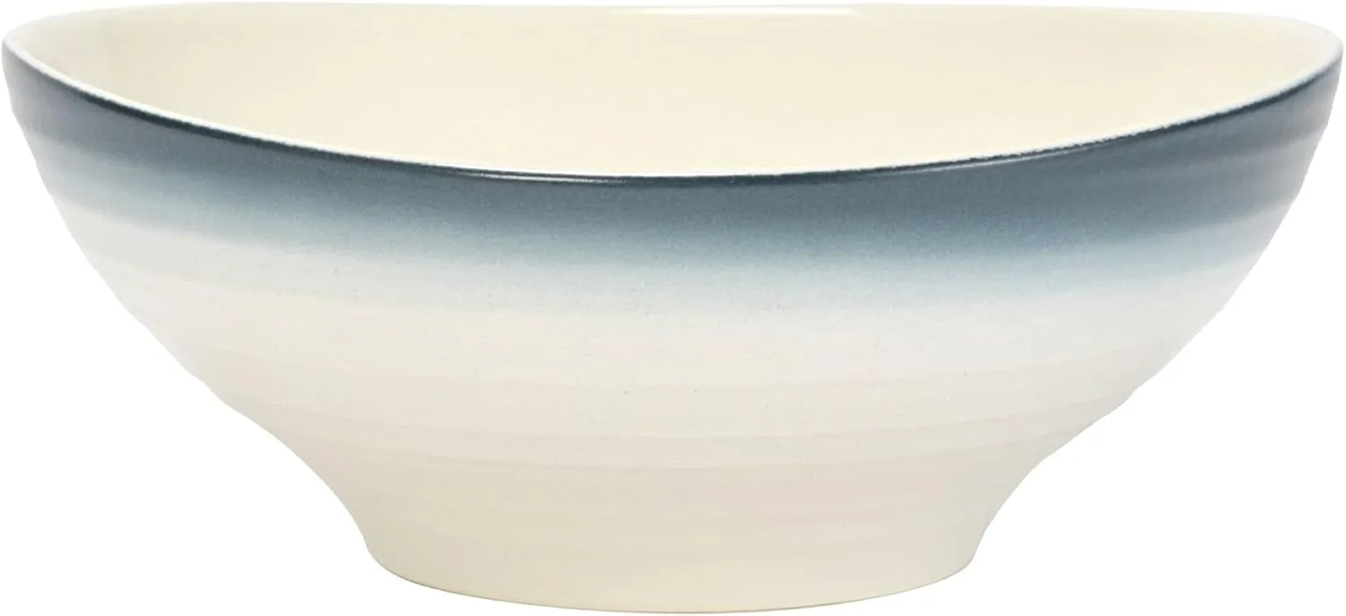 Mikasa Swirl 4-Piece Place Setting, Service for 1, Ombre Blue