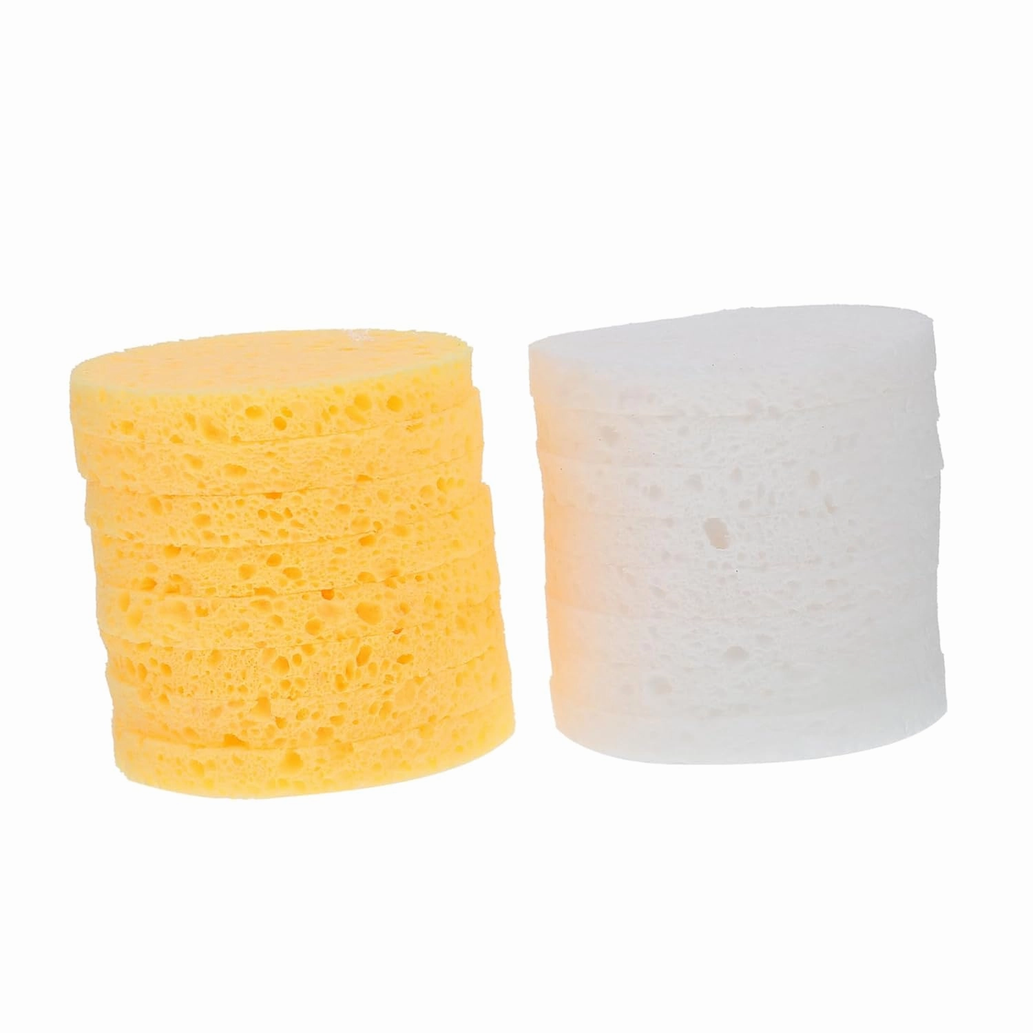 Mikinona Facial Cleaning Pads Makeup Cloths 100pcs Soft Rounded for Safe Skin Cleansing