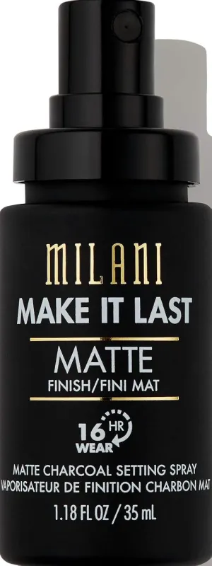 Milani Make it Last Matte Charcoal Setting Spray 1.18 fl oz (Pack of 1) Travel size