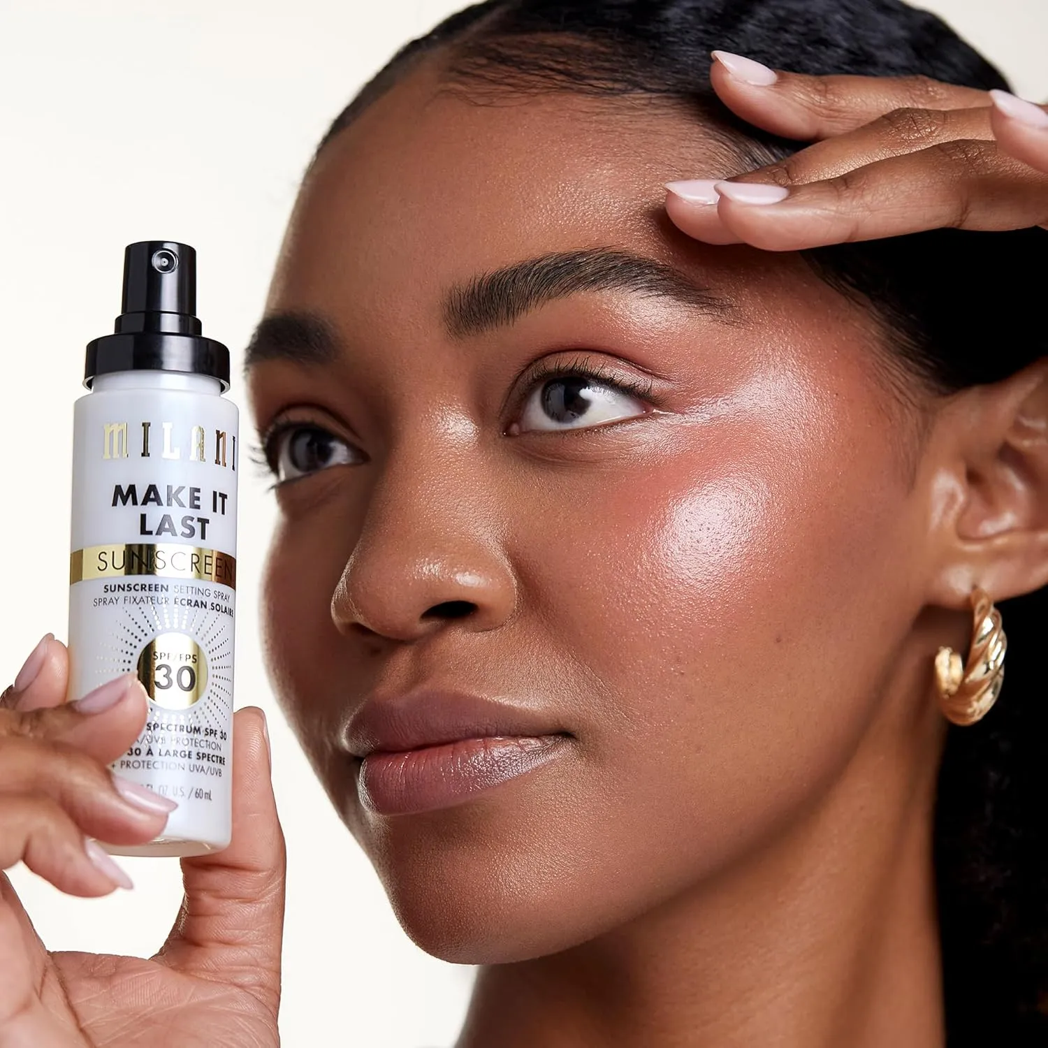 Milani Sunscreen Setting Spray   Primer, Make It Last Sunscreen for Face- SPF 30 UVA & UVB Protection Antioxidant Rich Formula for Broad Spectrum Protection, Prime   Set   Protect, 2.02Fl. Oz - 2 Pack