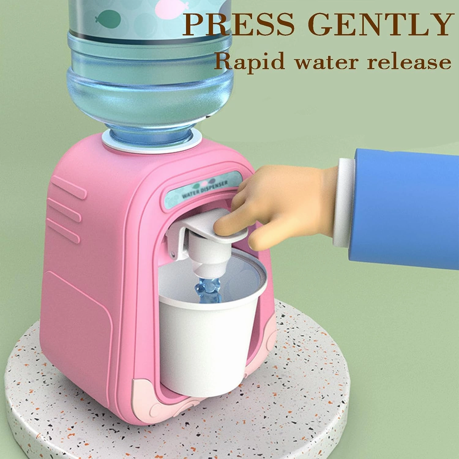 Mini Water Dispenser for Makeup,Micellar Water Dispenser,Mini Water Dispenser,Mini Water Dispenser Makeup Remover,Mini Micellar Water Dispenser (Mix 2PCS(with 20 Cup 20 Cotton Pads))