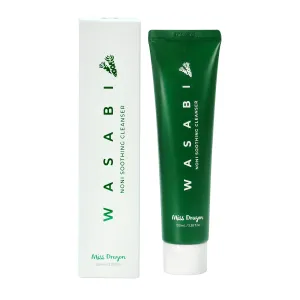 MissDragon Wasabi Noni Soothing Cleanser (3.38 fl.oz.) – Vegan, Mildly Acidic pH 5.5 Deep Cleanser for Sensitive and Acne-Prone Skin with Gentle Daily Exfoliation