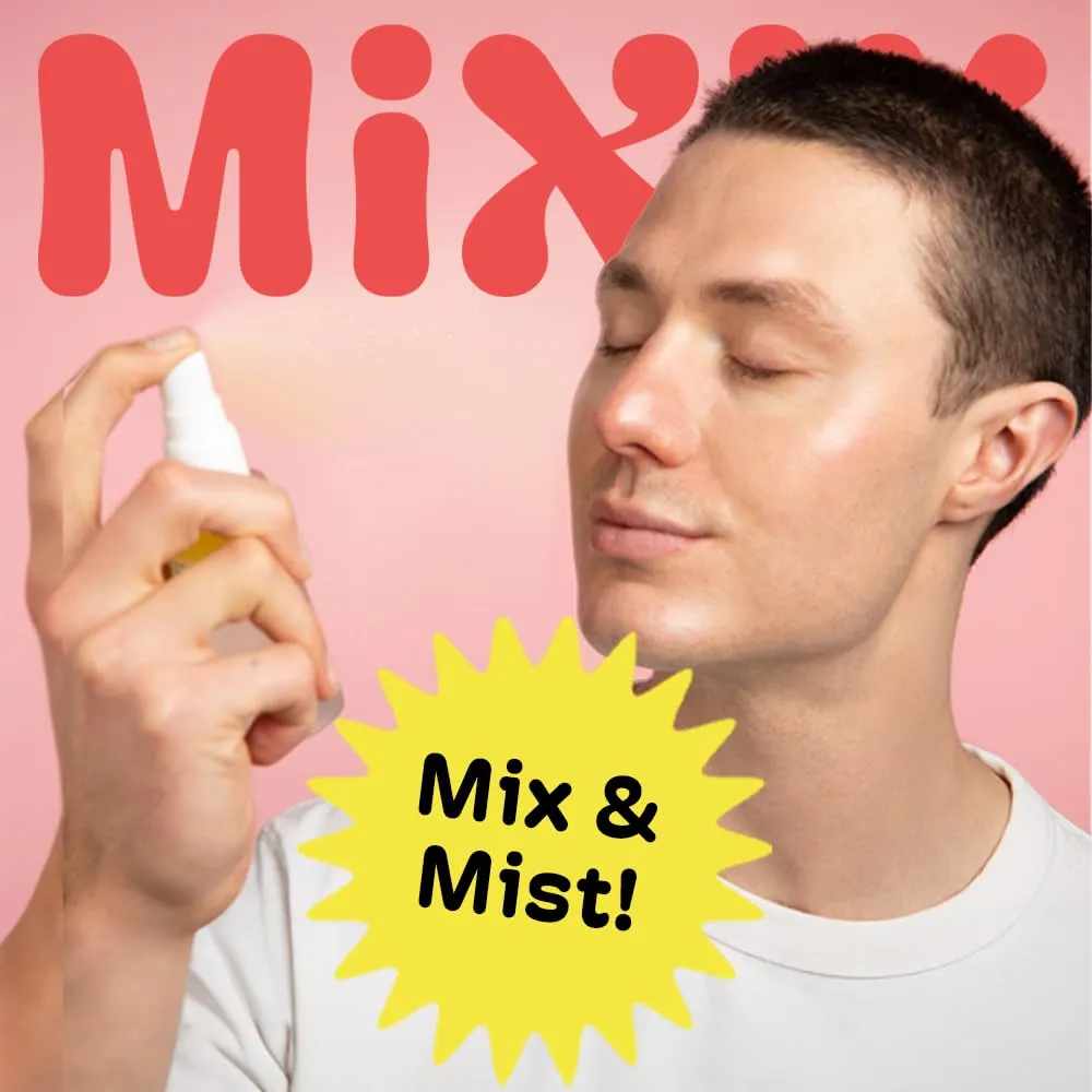 MIXIK Deep Oil Cleanser Spray - Skin Care, Makeup - Sunscreen Remover, Alcohol Free Facial Oil Cleanser Wash, Eye Makeup Remover, Surfactant Free (80 ml (2.7 fl oz) Full Size)