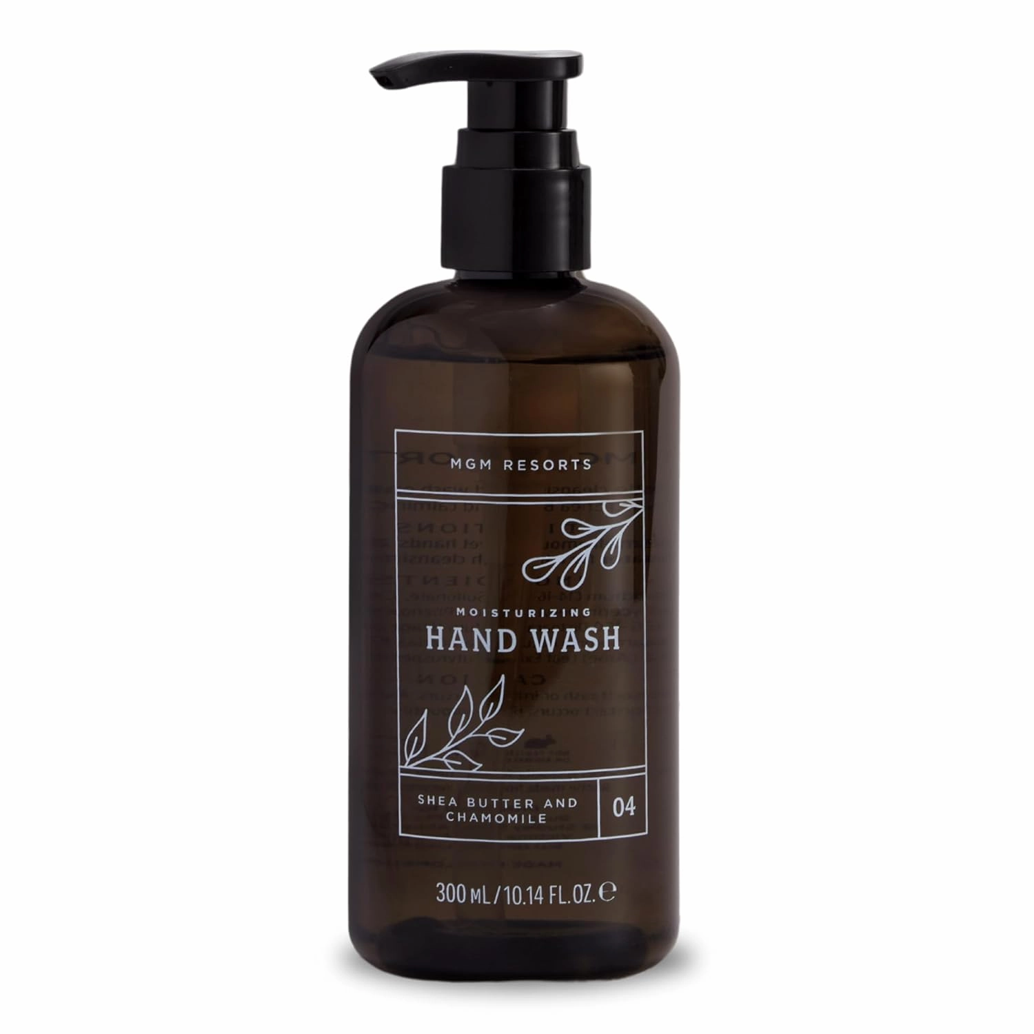 Moisturizing Hand Wash - Shea Butter & Chamomile - Scent of Fig, Cranberry & Bergamot - Hotel Hand Wash - 10 oz