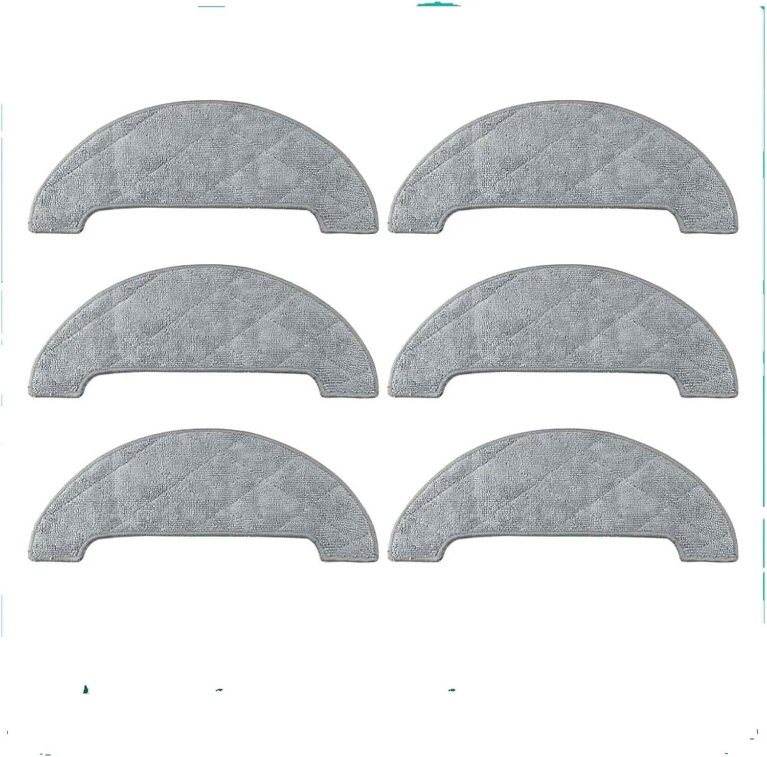 Mop Cloth Roller Brush, Compatible for Viomi S9 Main Side Brush Hepa Filter Dust Bag Mop Cloths Rag Spare Part Robot Vacuum Cleaner Accessory Kit(U)