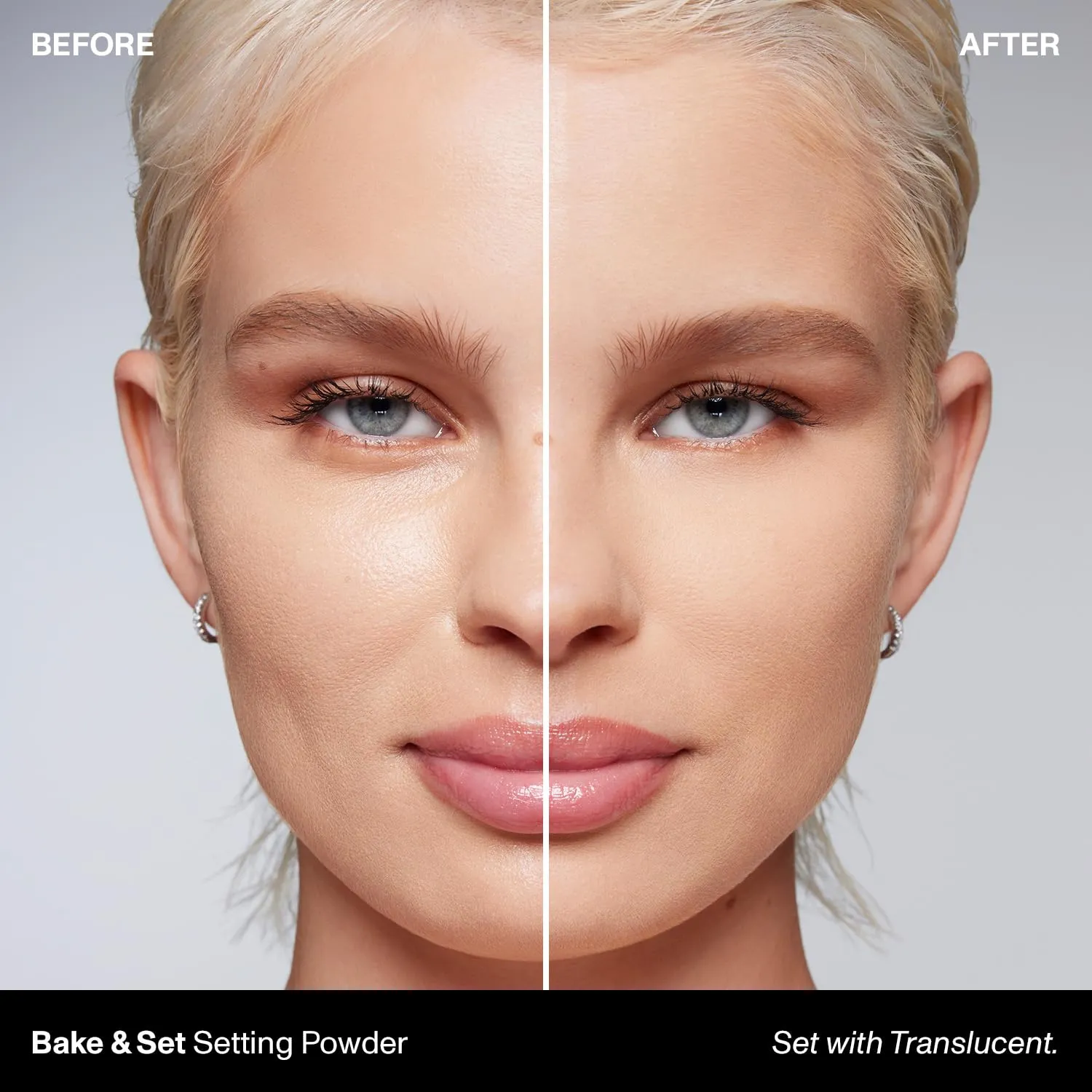 Morphe Bake & Set Translucent Setting Powder - Lightweight, Talc-Free Finishing Powder for Face Makeup with a Soft, Natural Finish - Minimizes Shine for Up to 24HR - Translucent (0.31 oz)