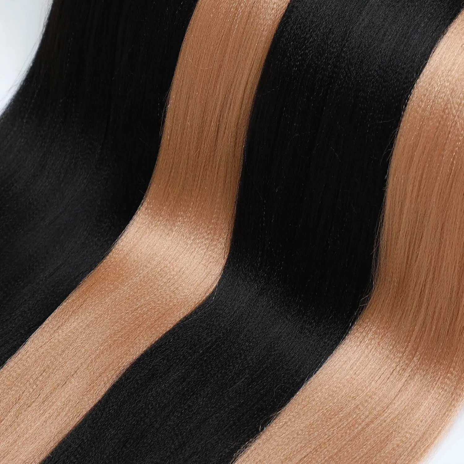Ms Aloe Braiding Hair Pre Stretched Braids Hair Prestretched Braiding Hair Black with Blonde Colored Hair Extensions for Braiding Box Braids Knotless Braiding Hair,26inch