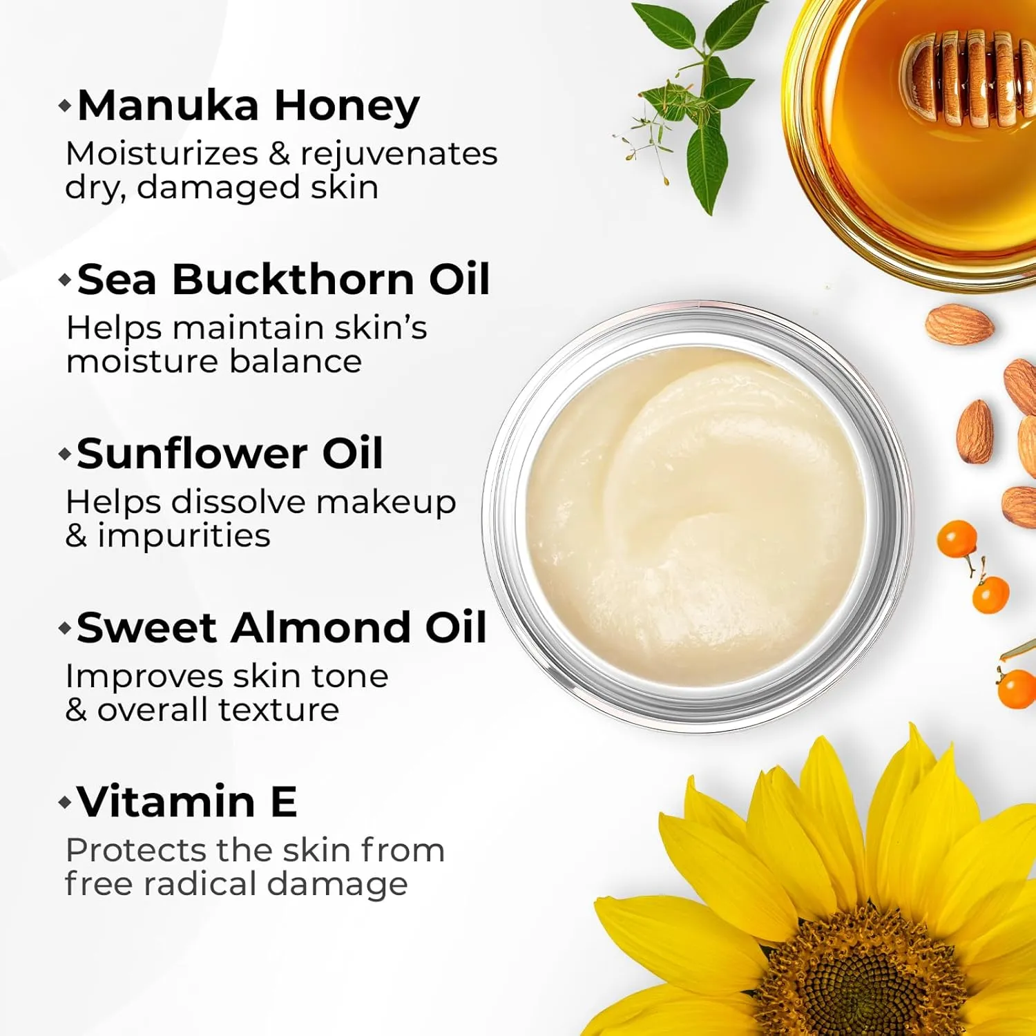 My Adventure to Fit Make up Cleansing Balm - Makeup Remover Melting Balm & Moisturizer Face Cream - Made in The USA Hydrating Facial Cleanser & Makeup Products for Women (2fl oz)