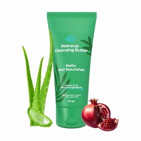Naturals Makeup Cleansing Balm | Gently Removes Make-Up & Hydrates | Removes Excess Oil & Dirt enriched with 12 Active herbs |All Skin types |100G