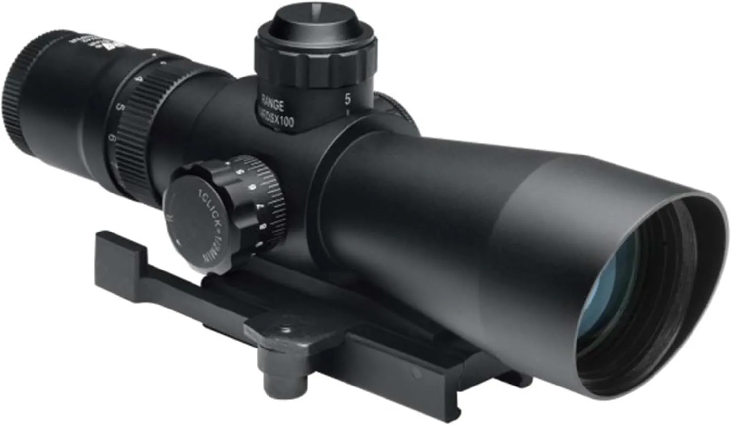 NcStar 3-9X42 Compact-Red and Green Illuminated P4 Sniper/Green Lens/Quick Release (STP3942G)