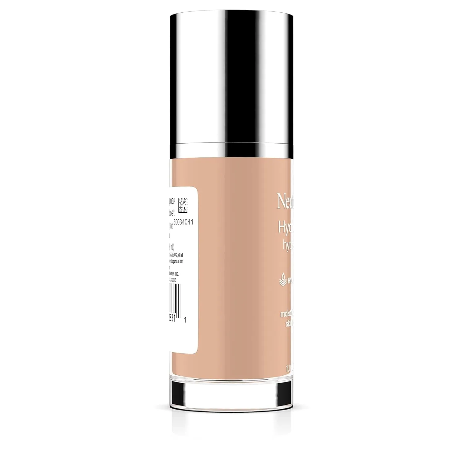 Neutrogena Hydro Boost Hydrating Tint with Hyaluronic Acid, Lightweight Water Gel Formula, Moisturizing, Oil-Free & Non-Comedogenic Liquid Foundation Makeup, 30 Buff Color, 1.0 fl. oz