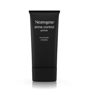 Neutrogena Shine Control Mattifying Liquid Face Primer for Oily Skin, Lightweight, Non-Comedogenic and Non-Greasy Pore and Makeup Primer with Oil-Absorbing Rice Protein, 1 fl. oz