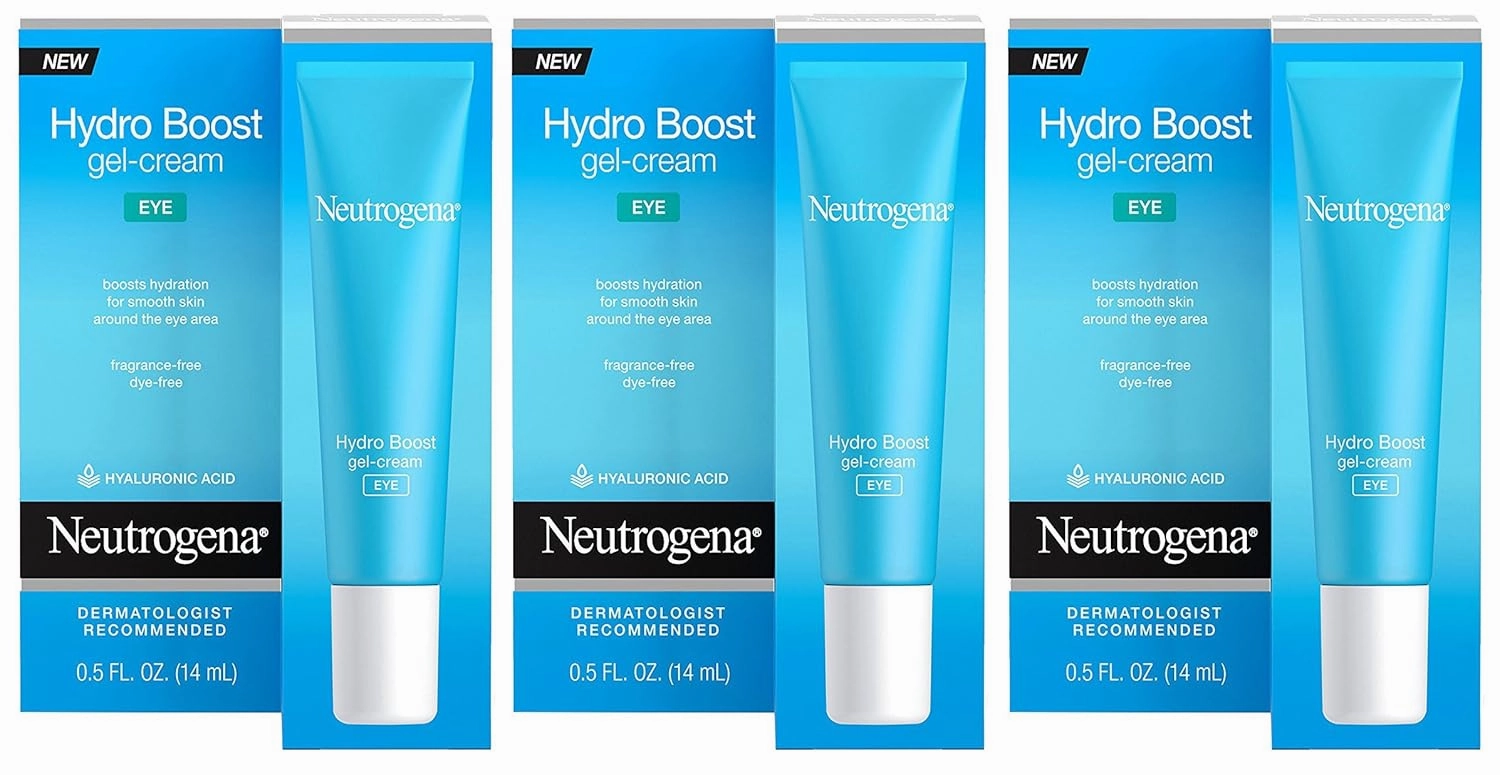 Neutrogena Hydro Boost Gel-Cream iYxYs, 3Units (.5 Ounce)