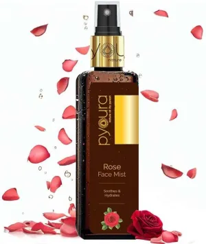 New 100% Organic Rose Water Face Mist 50 ml - Natural Toner for Glowing, Hydrated Skin and Open Pore Tightening, Unisex Toner Spray for Face for Women Men
