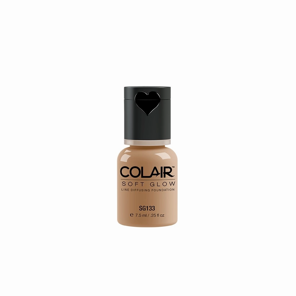 New! Dinair Airbrush Makeup "Soft Glow" - Sg133 Golden Tan - Colair - .25 Oz