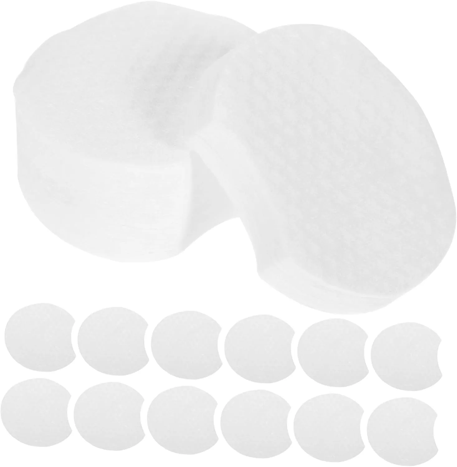 NOLITOY Cosmetic Pads Round for Face 600pcs Large Non-Woven Makeup Remover Pads Safe for for Travel Daily Use