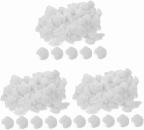 NOLITOY 3pcs 1 Absorbent Cotton Balls Makeup Remover Nail Polish Removal Mini Soft Gentle Travel Size