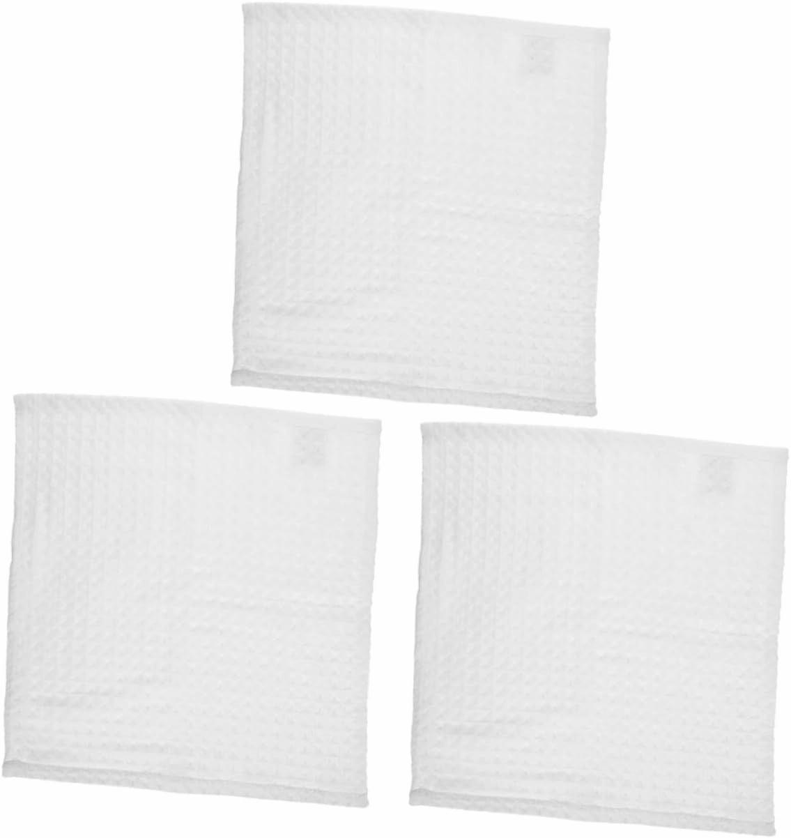 NOLITOY 3sets Cotton Washcloths Set Reusable Face Cloths Makeup Remover Soft Absorbent Perfect for Daily Routine Travel 3pcs*3