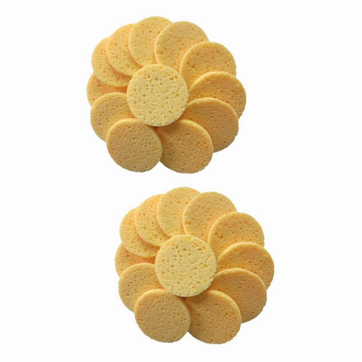 NOLITOY 40pcs Skin-friendly Makeup Cotton Pads Cleaning Puff for Gentle Makeup Removal and Daily Cleansing Soft and Safe Sponge for All Skin Types