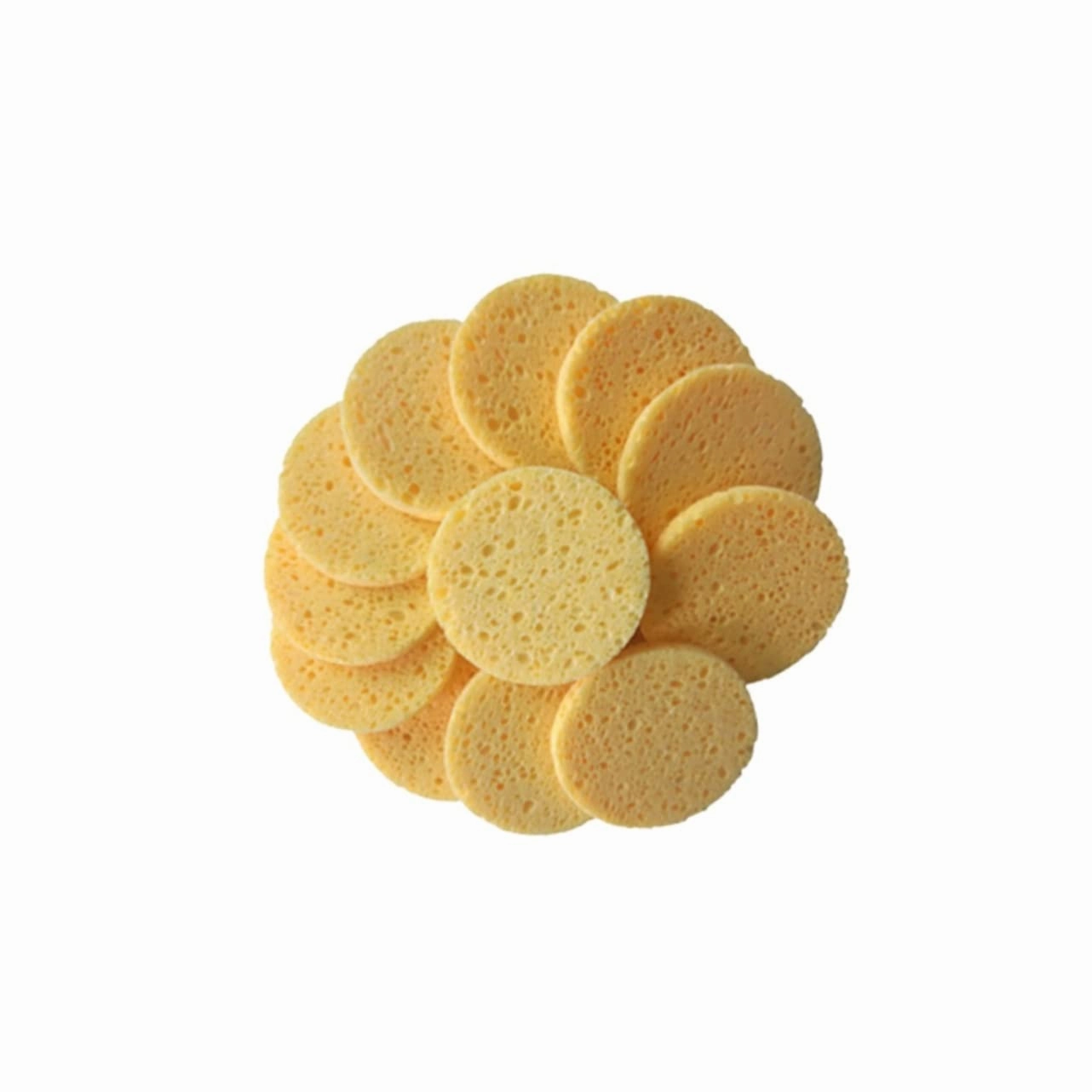 NOLITOY 40pcs Skin-friendly Makeup Cotton Pads Round Sponge Face Cleaning Puff for Gentle Makeup Removal Daily Facial Cleansing Soft Skin Color Sponges