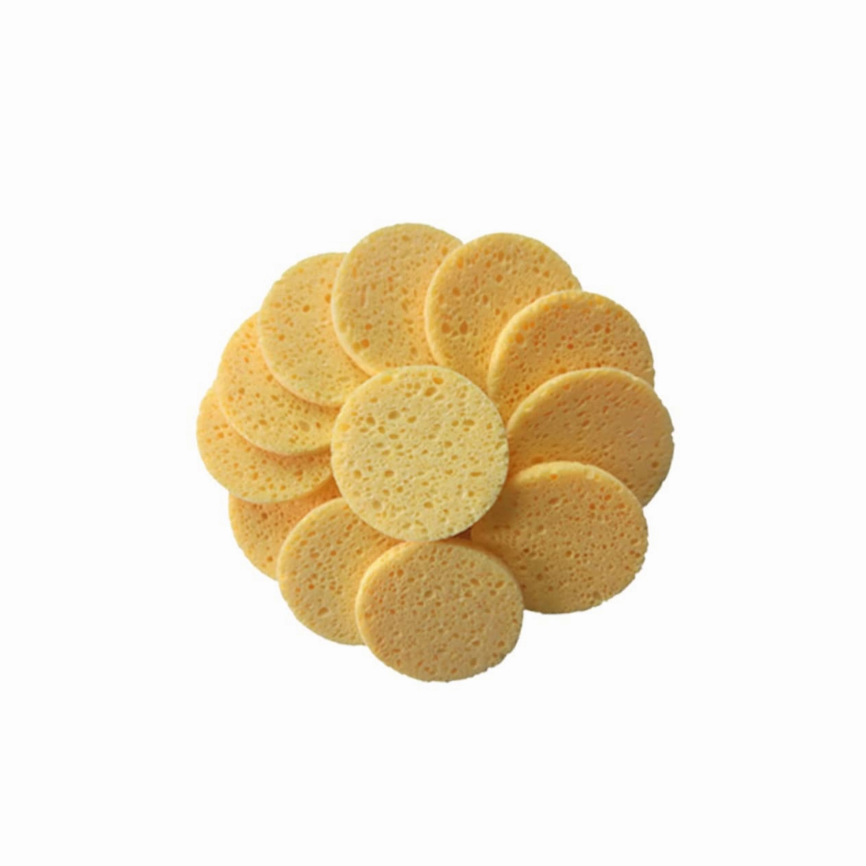NOLITOY 40pcs Skin-friendly Makeup Cotton Pads Round Sponge Face Cleaning Puff for Gentle Makeup Removal Daily Facial Cleansing Soft Skin Color Sponges