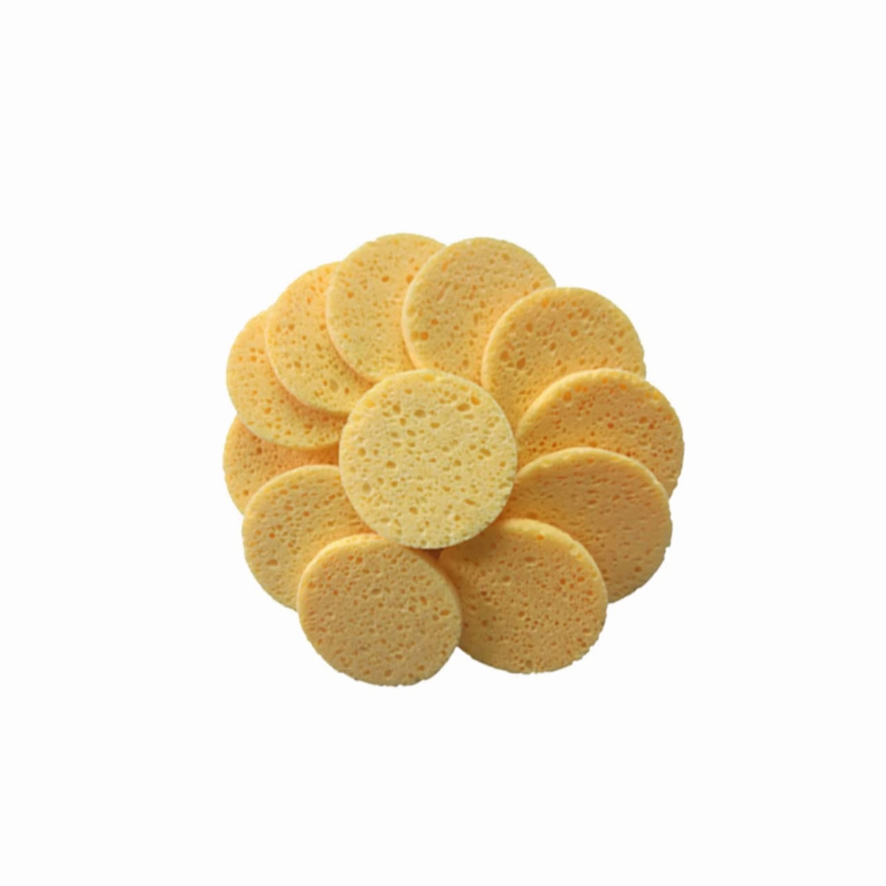 NOLITOY 40pcs Skin-friendly Makeup Cotton Pads Round Sponge Face Cleaning Puff for Gentle Makeup Removal Daily Facial Cleansing Soft Skin Color Sponges