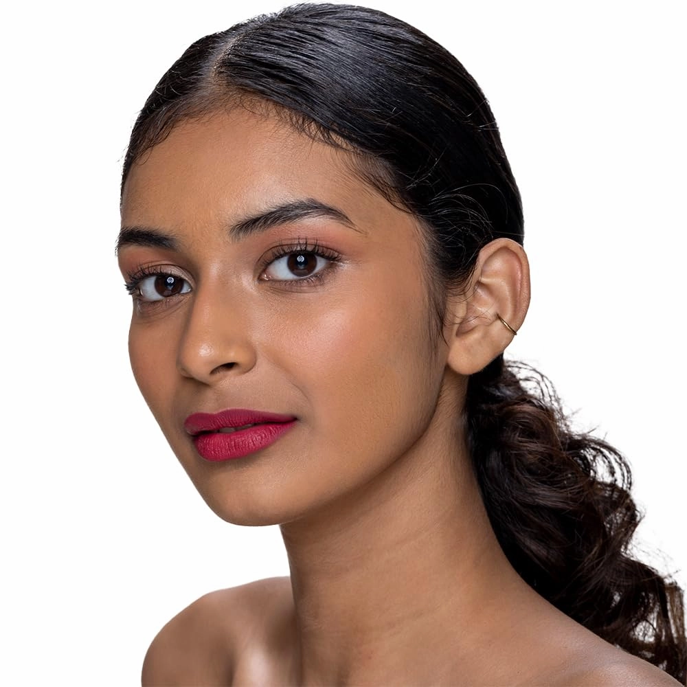 Non-Stop Airy Matte Liquid Lipstick - Pink Pepper | Transferproof I Waterproof lipstick Long Lasting I Apricot & Avocado Oil | 100% Vegan | 5ml | No Parabens, No Toxins