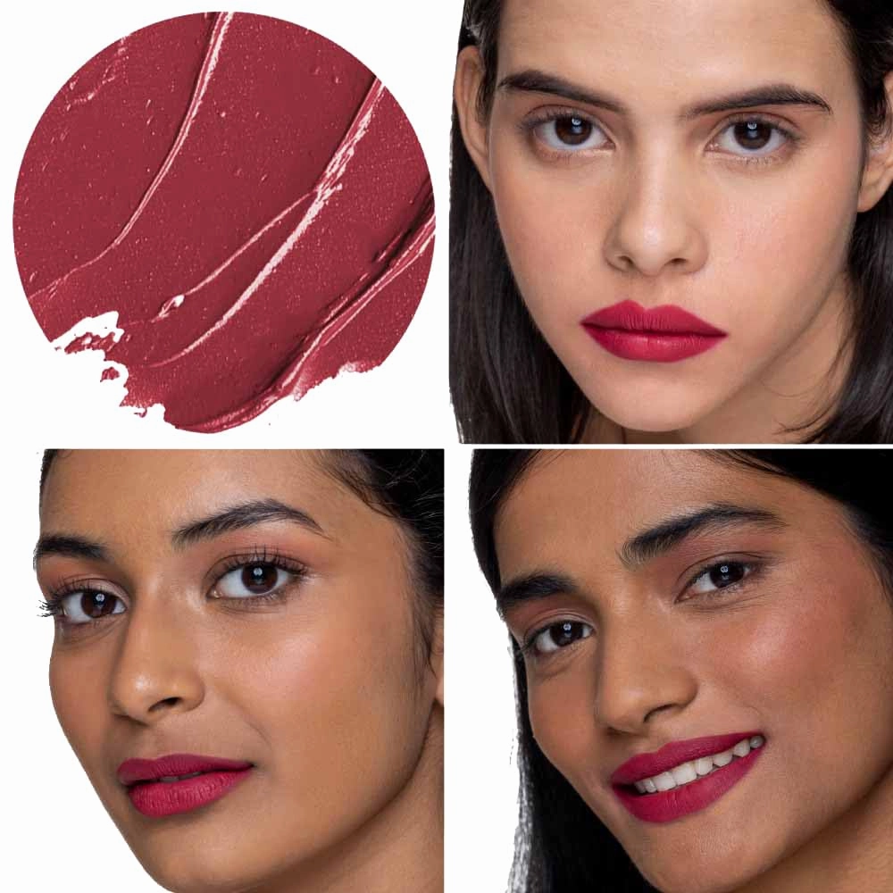 Non-Stop Airy Matte Liquid Lipstick - Pink Pepper | Transferproof I Waterproof lipstick Long Lasting I Apricot & Avocado Oil | 100% Vegan | 5ml | No Parabens, No Toxins
