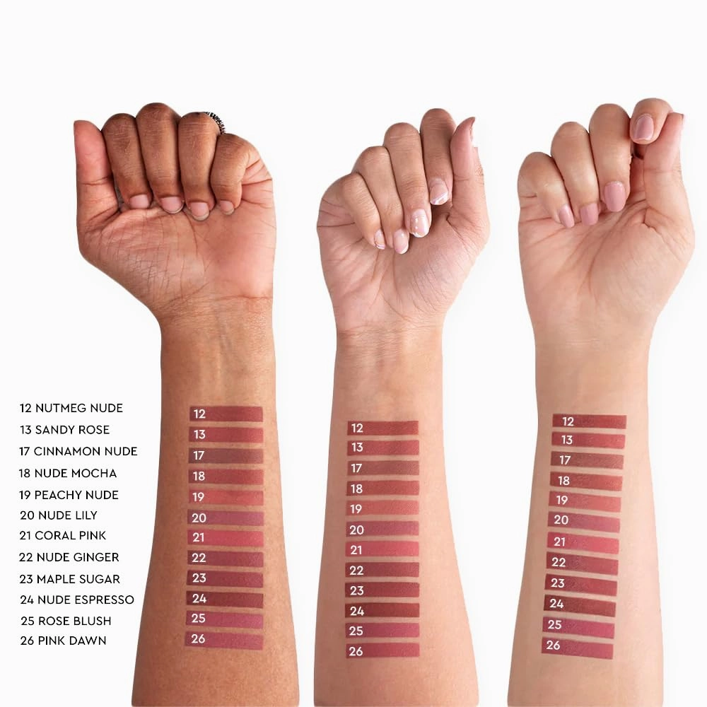 Non-Stop Airy Matte Liquid Lipstick - Pink Pepper | Transferproof I Waterproof lipstick Long Lasting I Apricot & Avocado Oil | 100% Vegan | 5ml | No Parabens, No Toxins