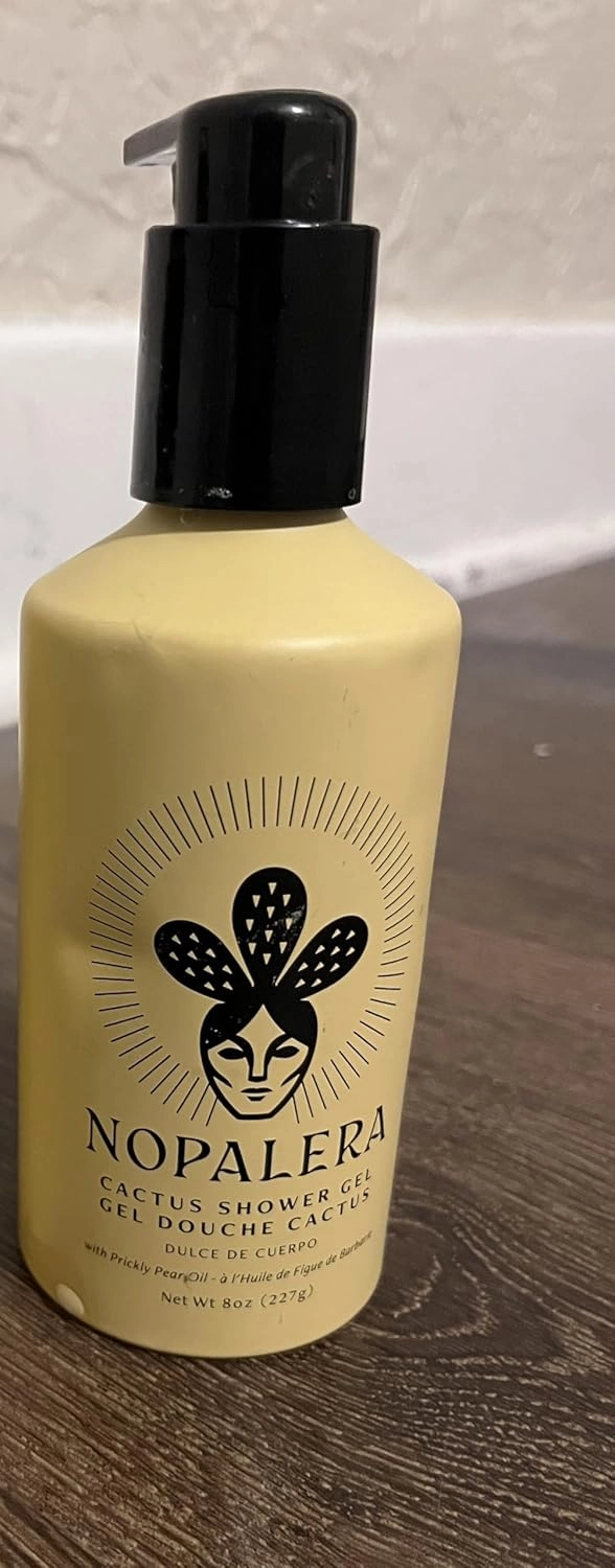 Nopalera Dulce de Cuerpo Shower Gel with Prickly Pear Oil and Blue Agave - Amber, Citrus, and Warm Vanilla Fragrance, Vegan, Moisturizing Body Wash for Skin, 8 oz.