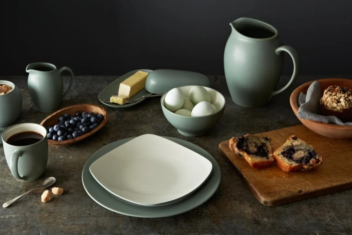 Noritake Colorwave Green 4-Piece Square Place Setting, Service for 1