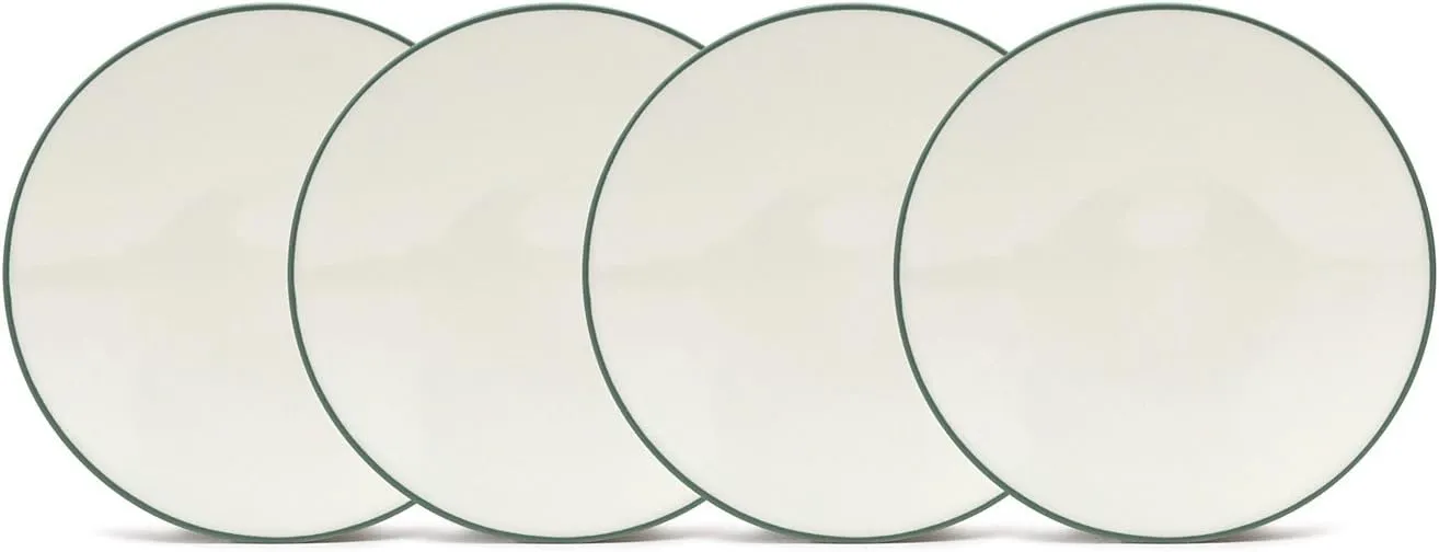 Noritake Colorwave Green Set of 4 Mini Plates, 6-1/4"