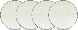Noritake Colorwave Green Set of 4 Mini Plates, 6-1/4"