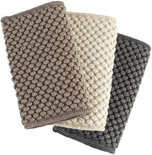 Norwex Counter Cloths, slate, vanilla, mushroom