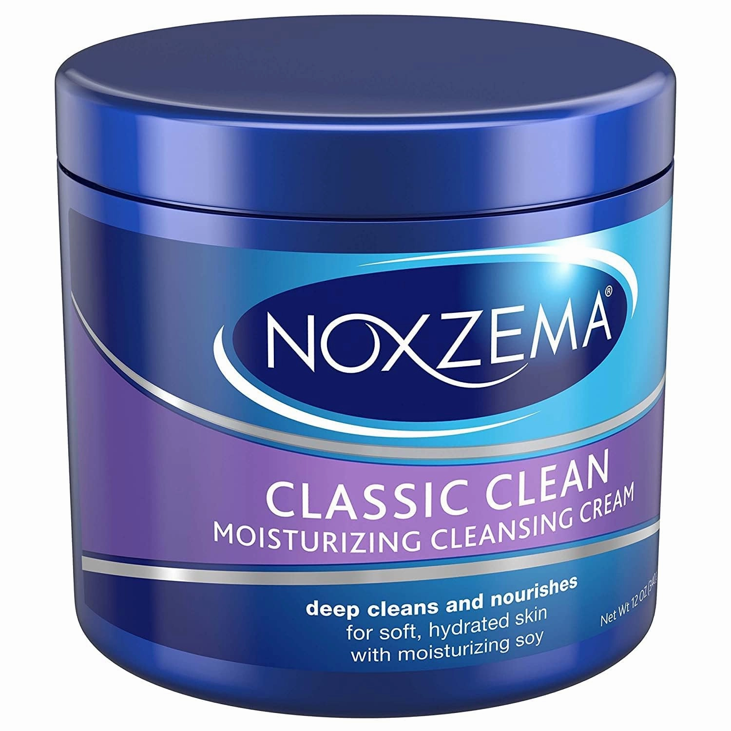 Noxzema Classic Clean Moisturizing Cleansing Cream with Real Eucalyptus Extract 12 oz (Pack of 5)