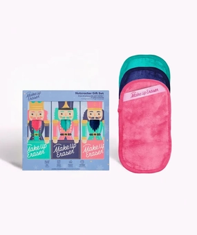 Nutcracker 3-Piece Mini Pro Holiday MakeUp Eraser Set