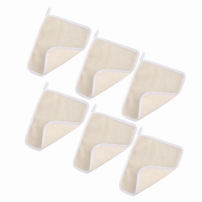 Nylon Bath Towel with Exfoliating Brush Scrubber Face Sponge Exfoliator Quick Dry Odorless and Gentle