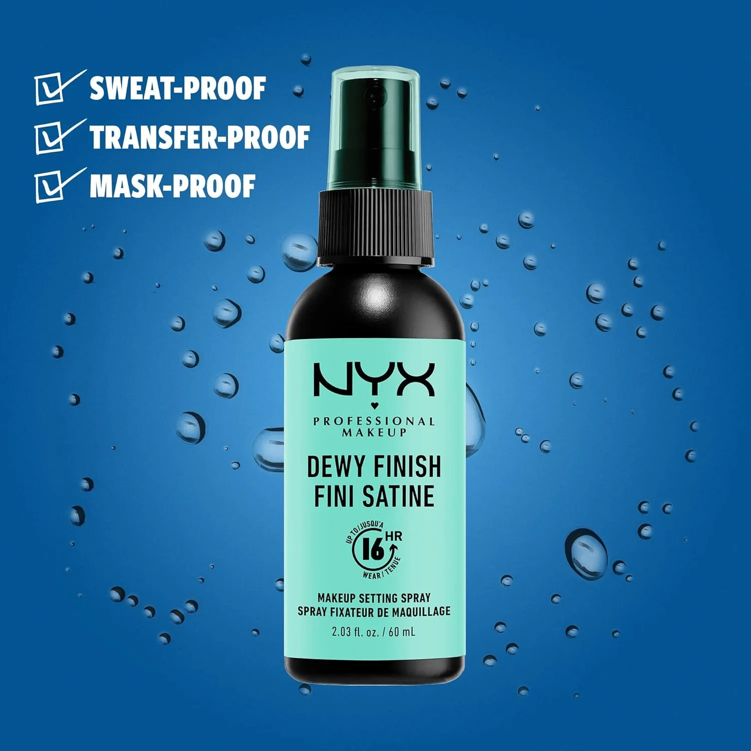 NYX PROFESSIONAL MAKEUP Vegan Smoothing Primer & Dewy Setting Spray for 16HR Makeup Wear