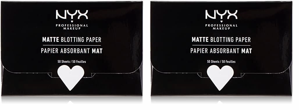 NYX PROFESSIONAL MAKEUP Matte Blotting Paper (Pack of 2)
