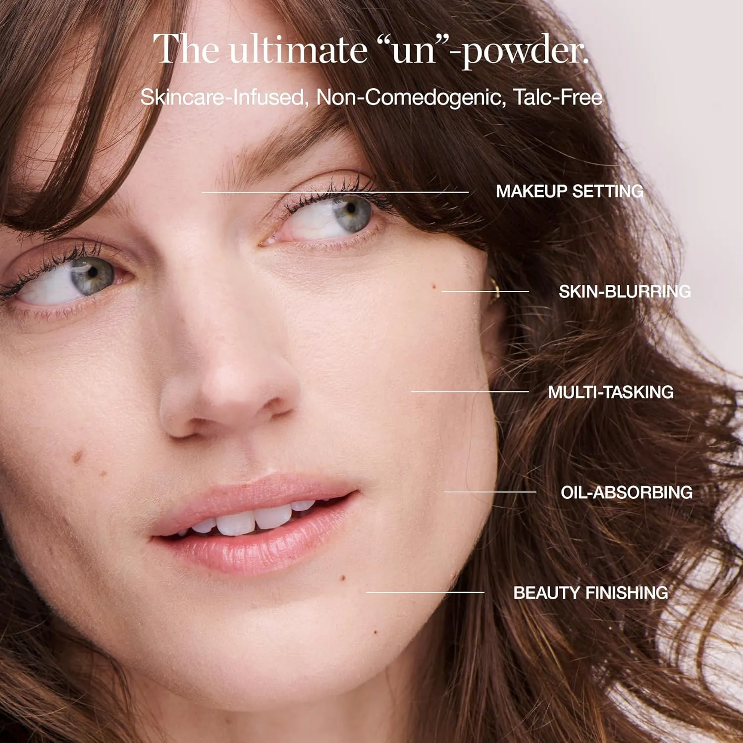 Ogee Sculpted Skin-Perfecting Makeup Setting Powder - Sand - FULL SET (Case & Refill) - Lightweight Powder Foundation Made with 70% Organic Ingredients