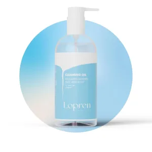 Oil-Based Cleansing Oil for Face & Body, Gentle Hydrating Makeup Remover for Sensitive Skin, Non-Comedogenic, Vegan – 13.5 Fl Oz