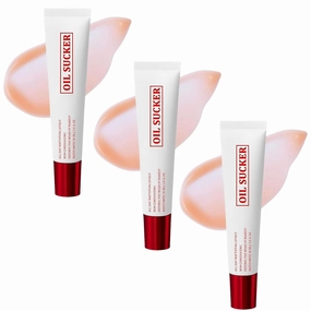 Oil Sucker, Extreme Mattifying Alkaline Primer, Oil Control Mattifying Primer, Long-Lasting Shine Control, Waterproof Makeup Base for Oily Skin (3PCS)
