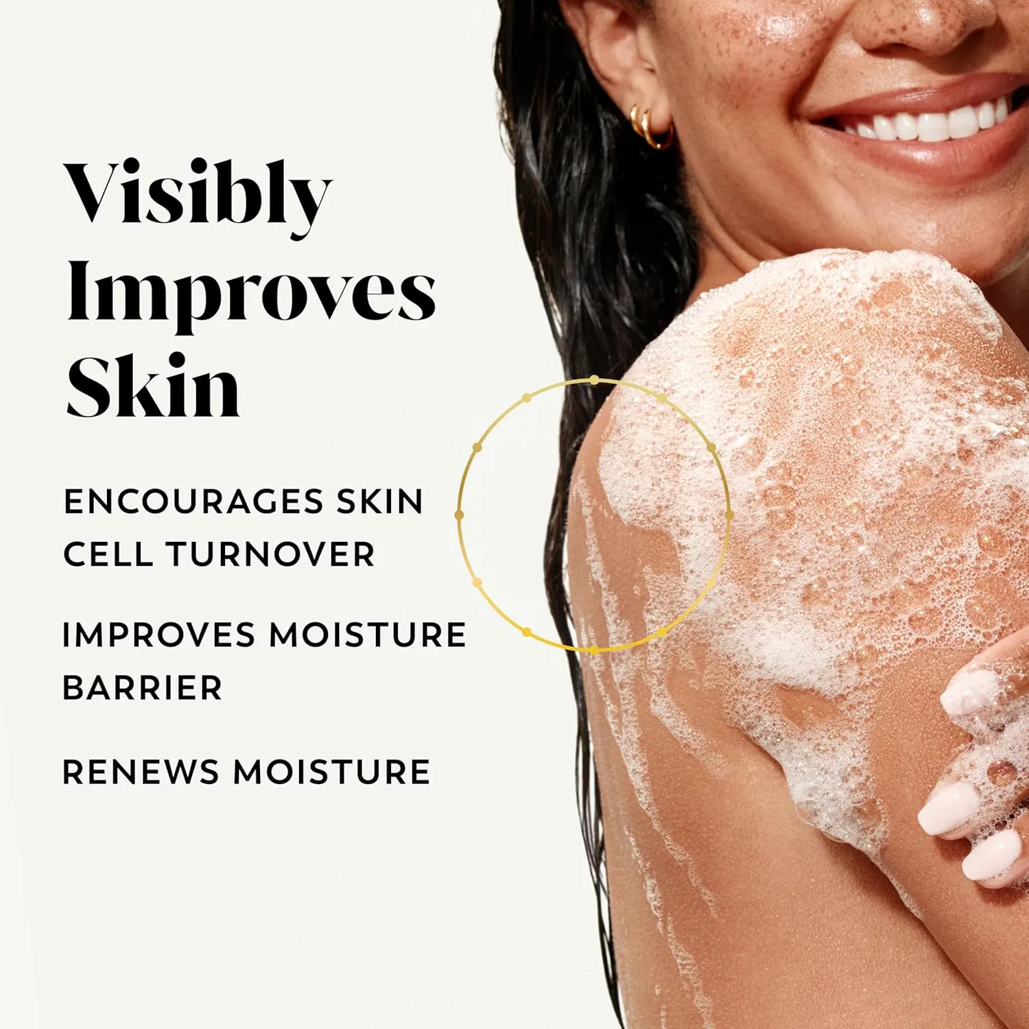 Olay Body Wash for Women, Intensely Hydrating, Hyaluronic Acid Serum Complex, Renews Moisture, Free of Parabens & Phthalates, Vitamin B3 Lameller Technology, For All Skin Types, 20 fl oz (Pack of 4)