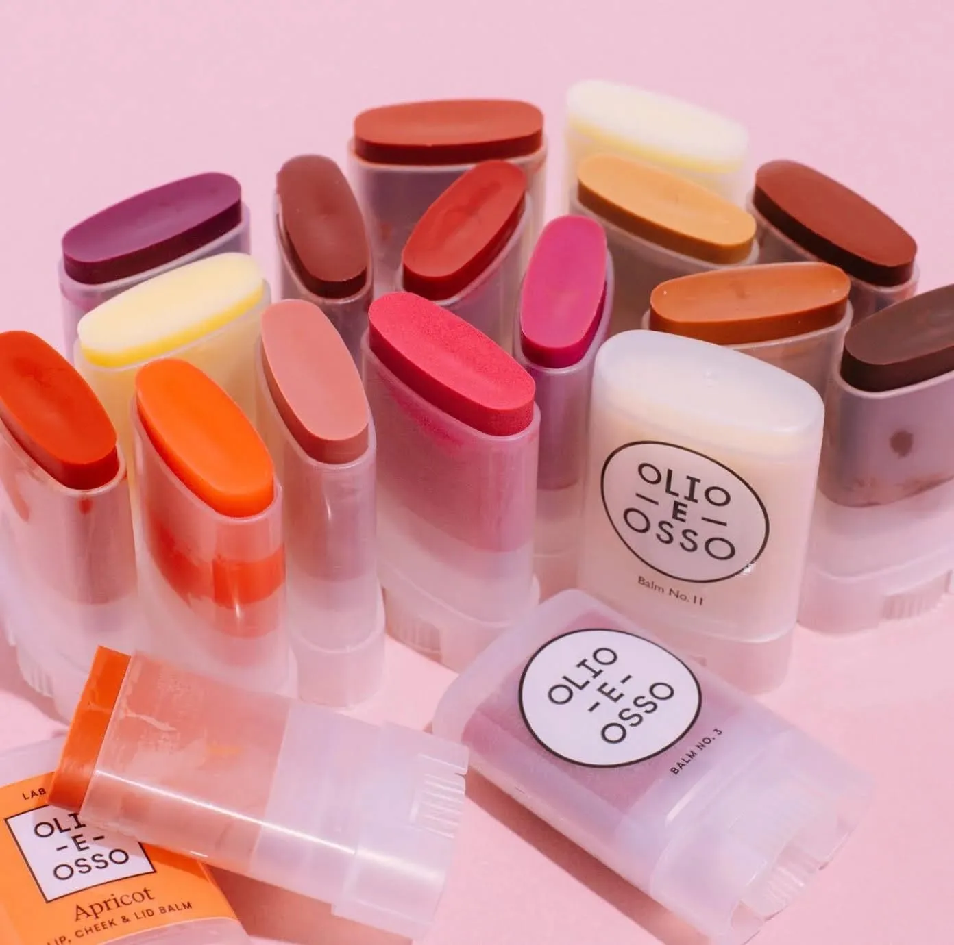 Olio E Osso - Natural Lip   Cheek Balm | Natural, Non-Toxic, Clean Beauty (No. 3 Crimson, 0.35 oz | 10 g)