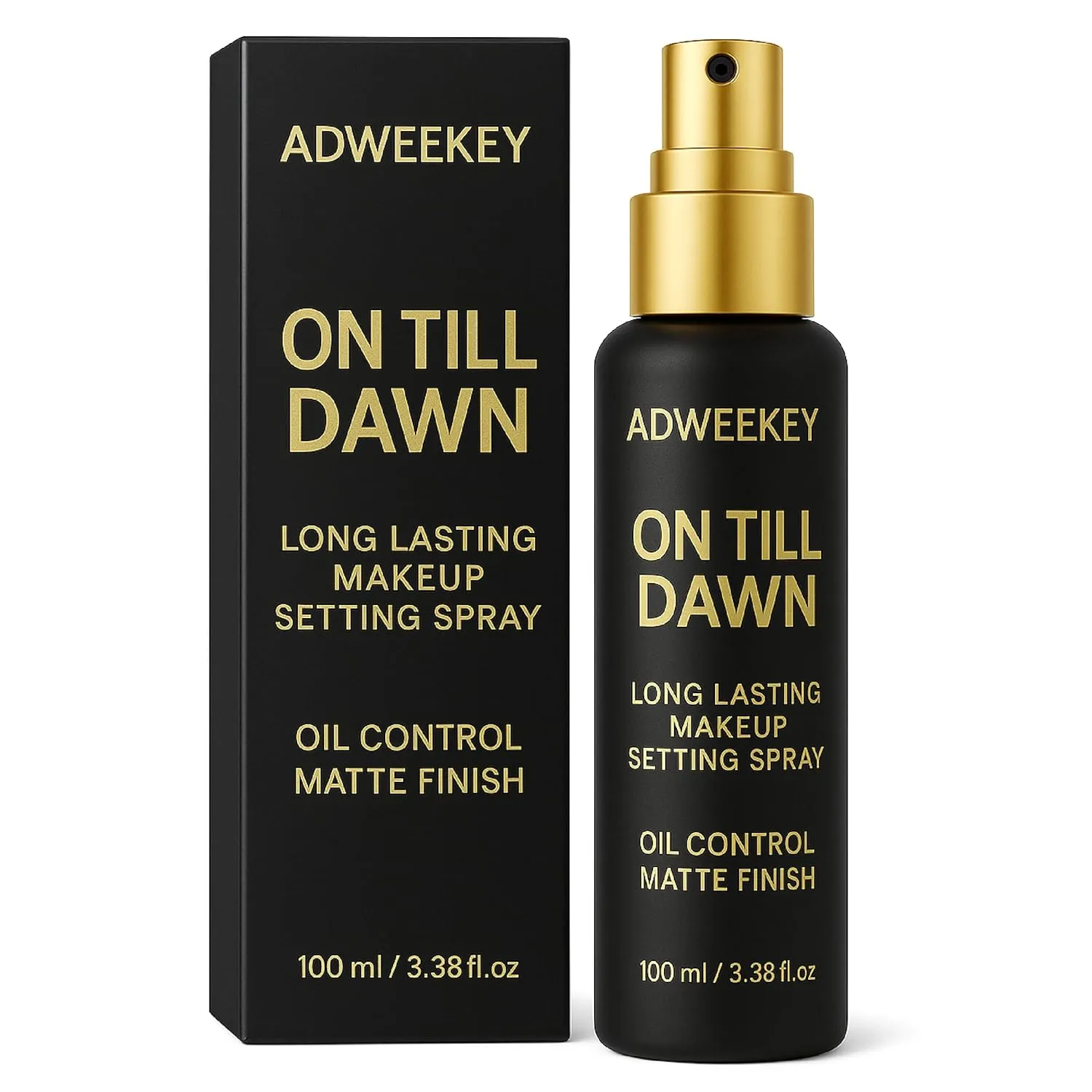 On Till Dawn Makeup Setting Spray – Long-Lasting Matte Finish, Oil-Control Formula, Fast-Drying Mist for All-Day Wear, 100ml (3.38 fl.oz)