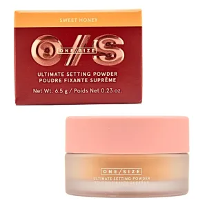 One/Size Mini Ultimate Loose Setting Powder - Sweet Honey (medium to deep skin tones) - 0.23 oz / 6.5 g