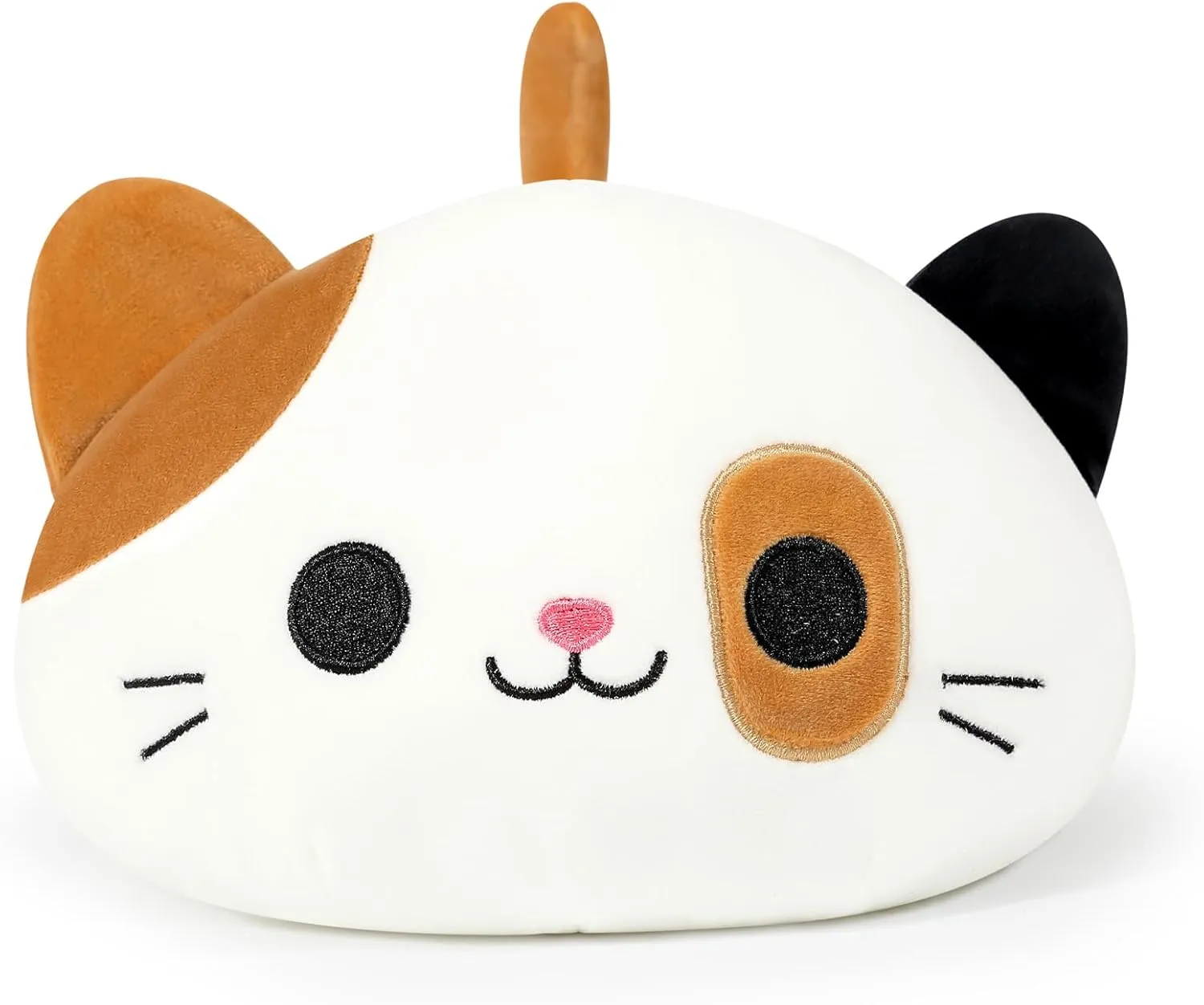 Onsoyours Original Calico Cat Plush 13 Inch Kitty Plushies Toy Kitten Stuffed Animal Soft Pillow Kawaii Plushie Gift for Kids(Calico Cat, 13")
