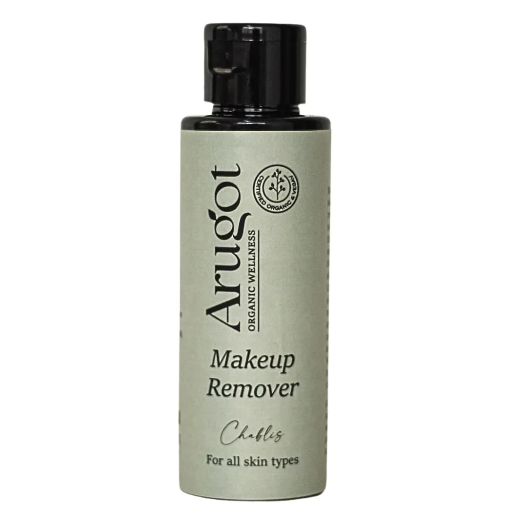 Organic Makeup Remover, Almond Oil Based Eye and Facial Cosmetic Cleanser, Made in Israel, 3.6 Fl Oz