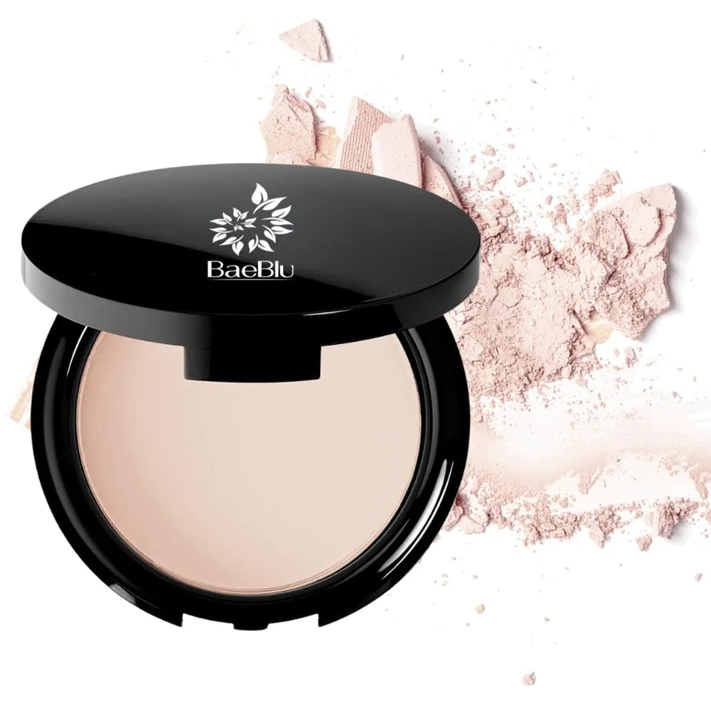 Organic Setting Powder | Non-Toxic, Vegan, Cruelty-Free, Talc-Free, Lightweight   Long Lasting for All Skin Types, Invisible Medium