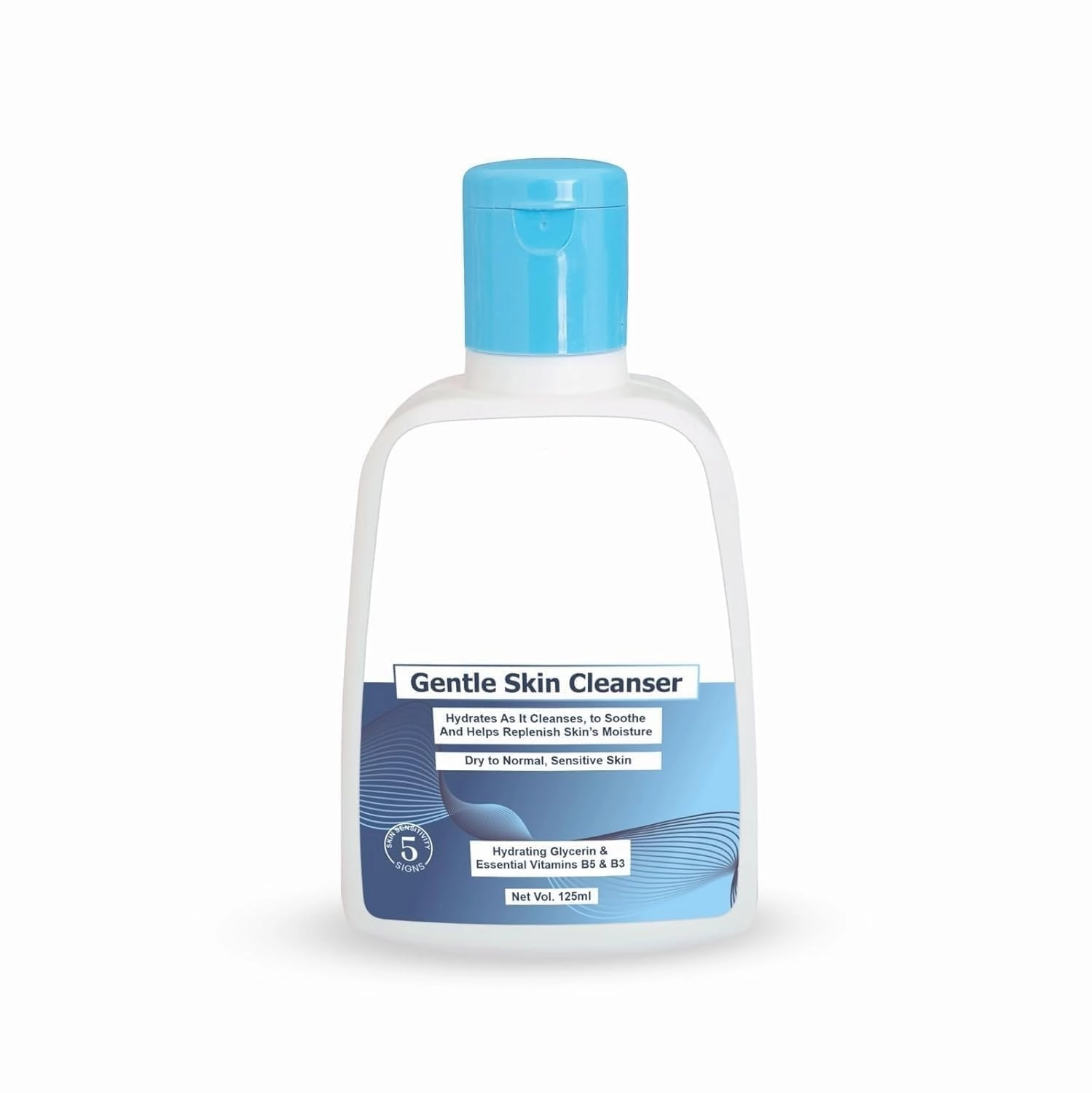 Organic Gentle Skin Cleanser Face Wash for Dry to Normal Sensitive 125 ml | Niacinamide Vitamin B5 | Face Wash